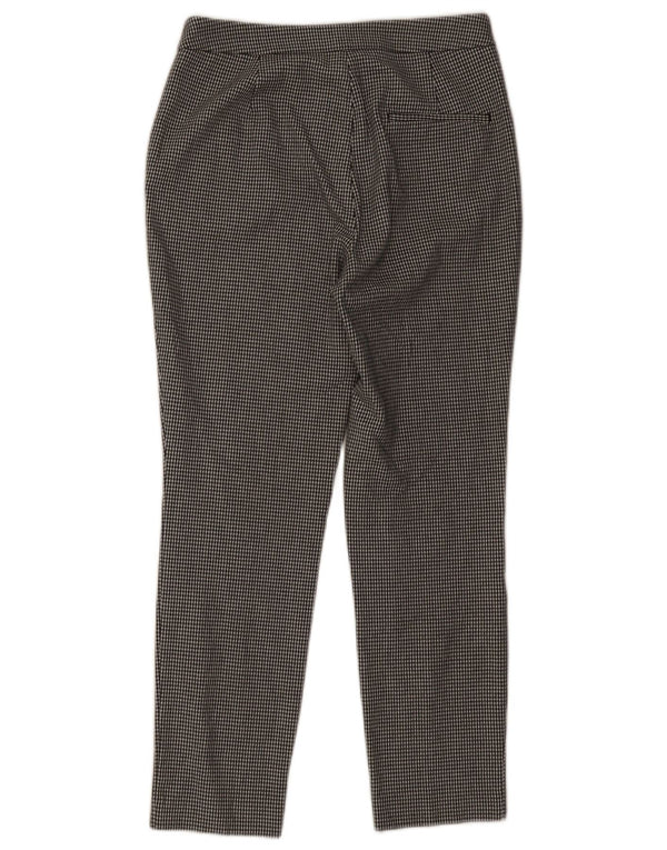 Schmale, kurze Hose von Zara für Damen, Größe S, W26, L26, Schwarz mit Hahnentrittmuster