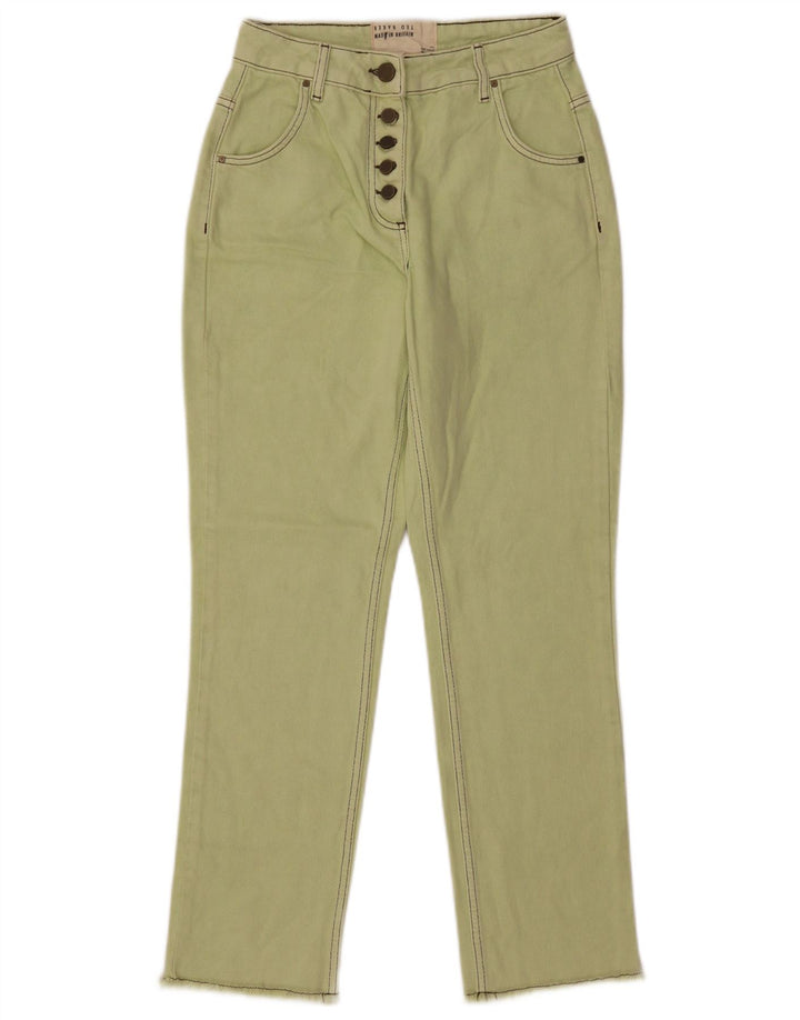 Damskie jeansy slim TED BAKER W26 L29 Zielone bawełniane