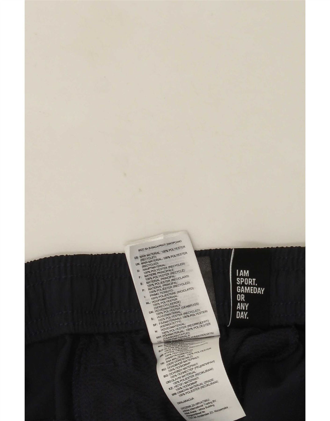 Męskie spodnie dresowe Adidas XL granatowe, poliestrowe