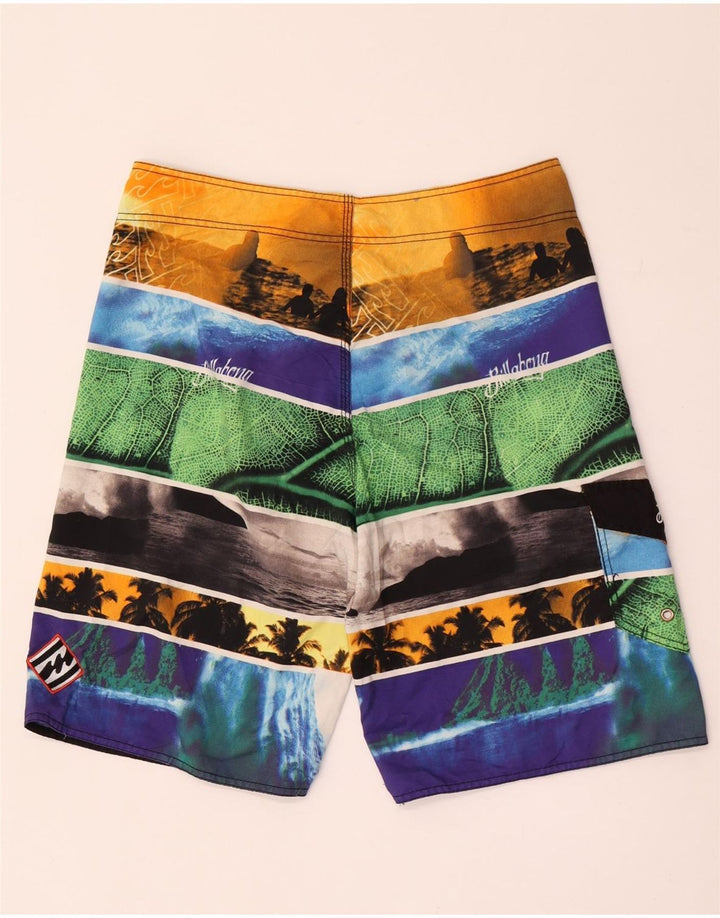 Pantaloncini da bagno Billabong da uomo con motivo astratto, grandi, multicolore