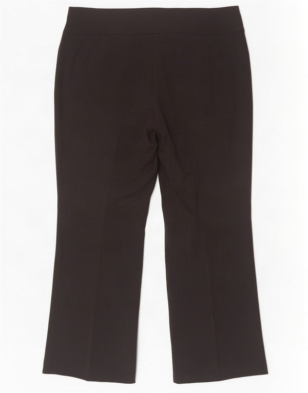 Marks & Spencer női széles szárú alkalmi nadrág UK 18 XL W38 L28 fekete