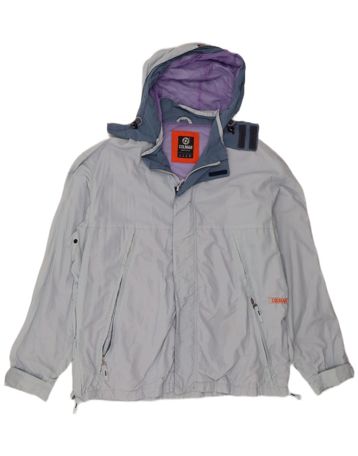 Colmar Mens Hooded Rain Jacket IT 54 Large Blue