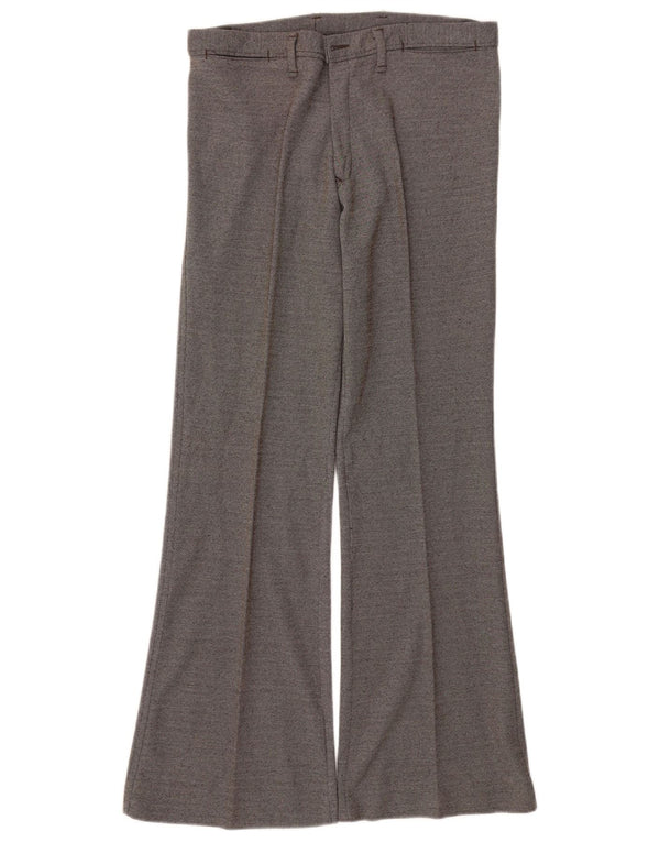Calça casual feminina flare vintage W30 L32 cinza