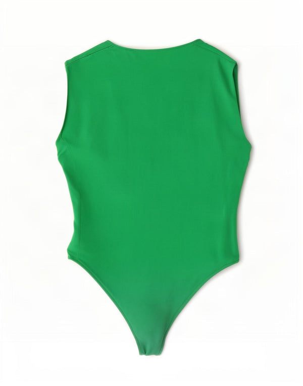 Zara Body Femme UK 12 Vert Moyen
