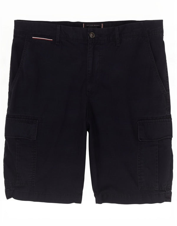 Pantaloncini cargo da uomo Tommy Hilfiger W34 Large Blu Navy