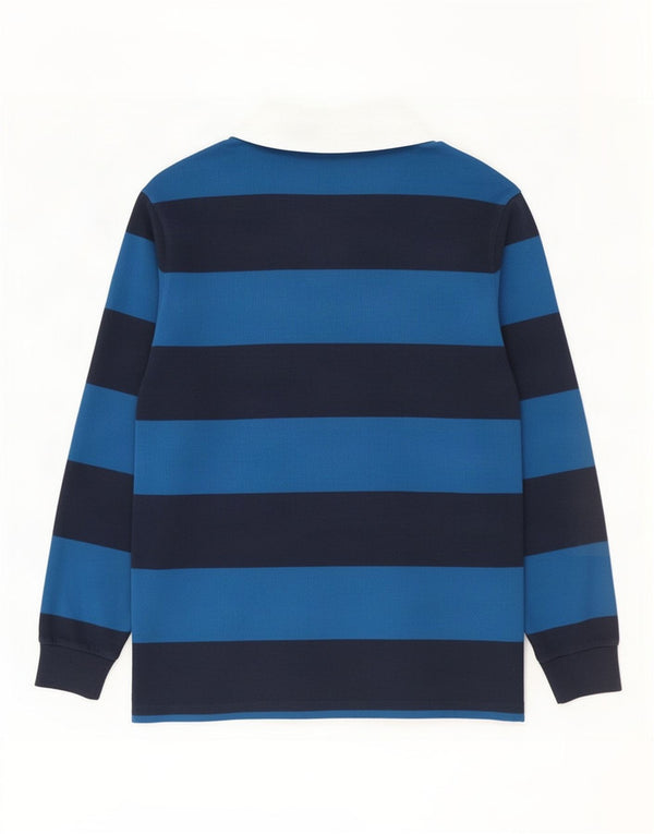 Marks & Spencer Mens Blue Harbour Rugby Polo Shirt 2XL Navy Striped