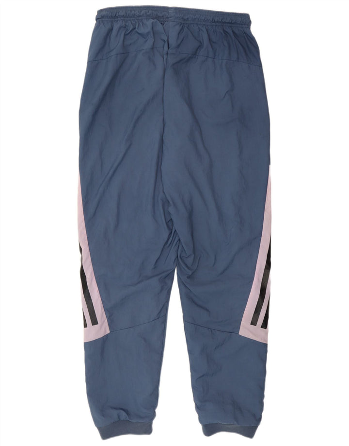 Adidas Mens Tracksuit Trousers Joggers Medium  Blue Polyester Sports