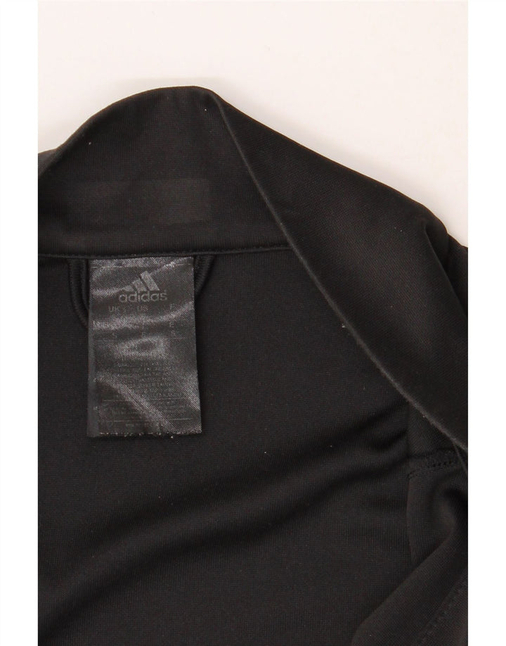 ADIDAS Mens Tracksuit Top Jacket Small Black Polyester Vintage Adidas and Second-Hand Adidas from Messina Hembry 