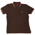 FILA Mens Polo Shirt Medium Brown Cotton