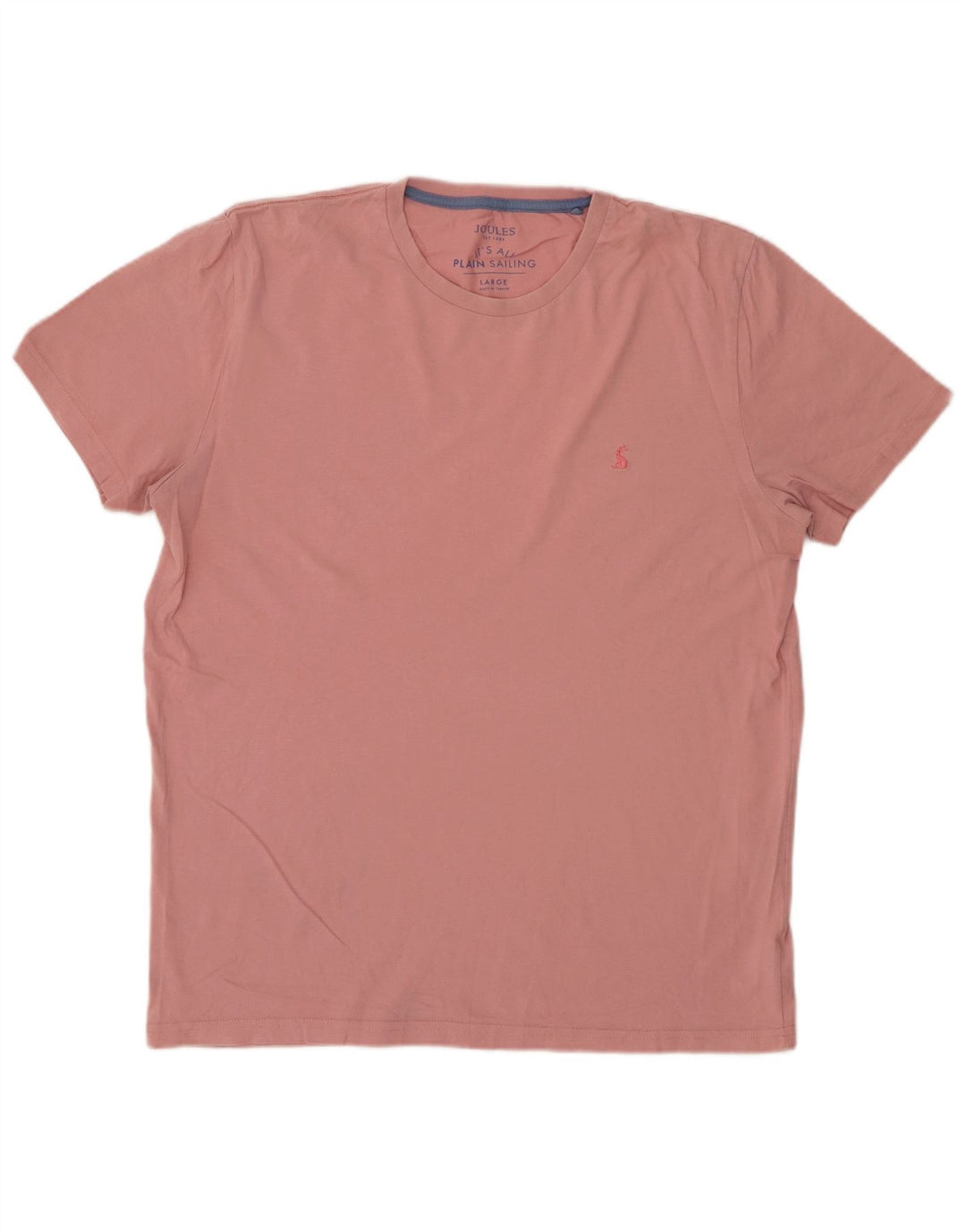 JOULES Herre T-Shirt Top Stor Pink Bomuld