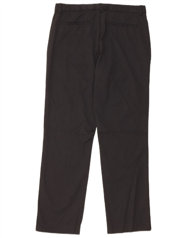 CALVIN KLEIN Mens Slim Fit Suit Trousers W32 L30 Black Polyester