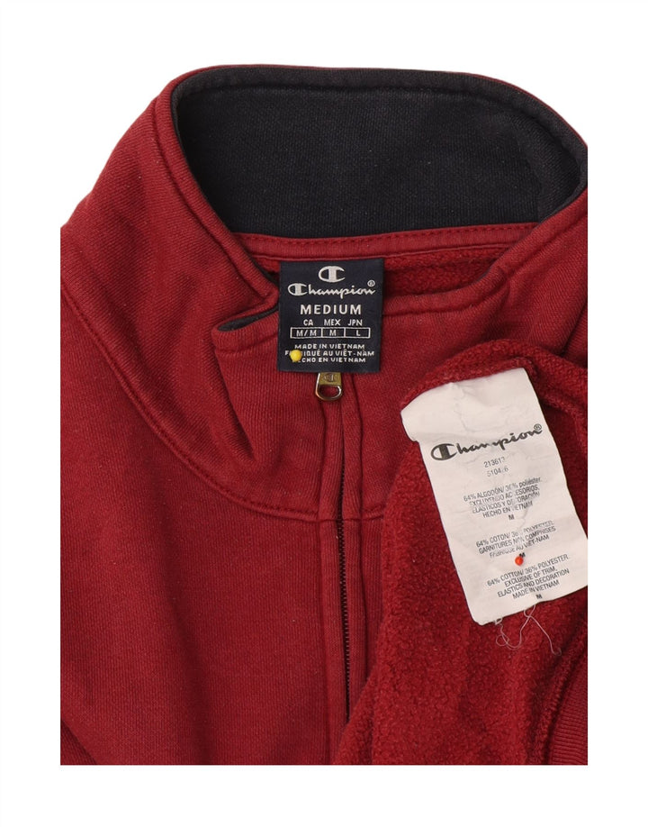 Giacca da tuta da uomo Champion in cotone rosso medio