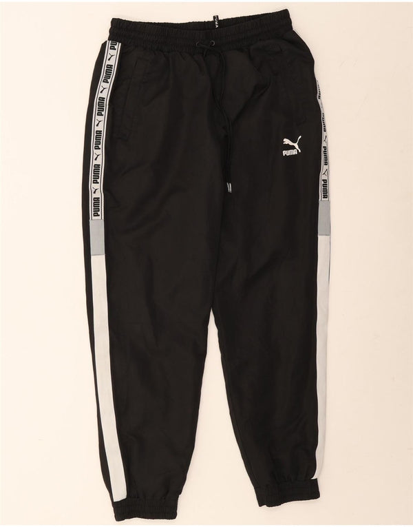 Puma Herre grafisk træningsdragt Bukser Joggers Medium Sort Colourblock