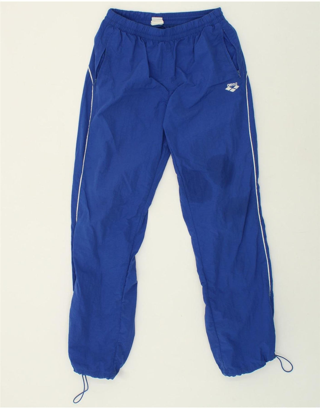 ARENA Mens Tracksuit Trousers Small Blue Polyamide Vintage Arena and Second-Hand Arena from Messina Hembry 