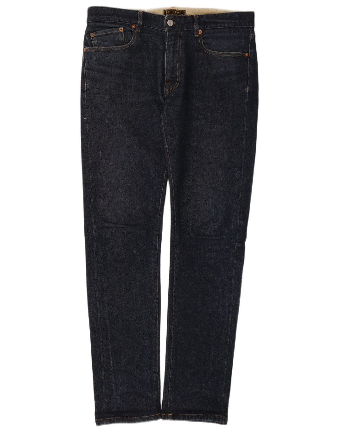 Belstaff Mens Slim Jeans W31 L32 Navy Blue Cotton