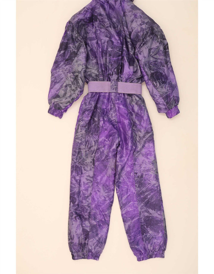 Alaska Combinaison de ski surdimensionnée à motif abstrait pour femme IT 38 XS Violet