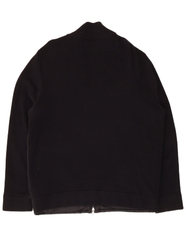 Męska kurtka bomberka Massimo Dutti UK 42 XL, czarna bawełna