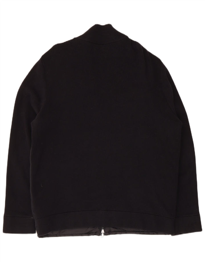 Męska kurtka bomberka Massimo Dutti UK 42 XL, czarna bawełna