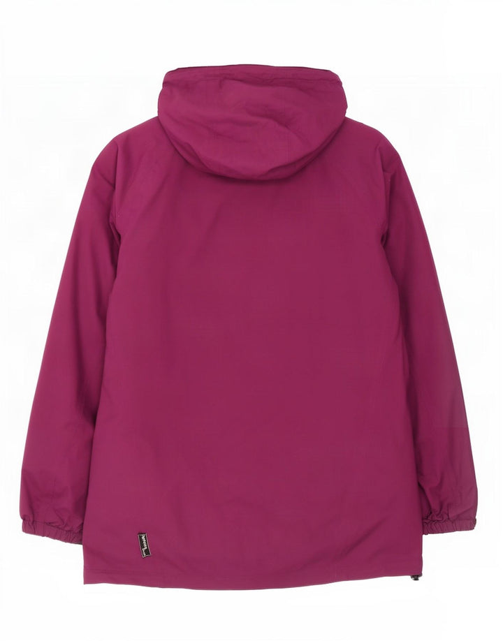 Sprayway Womens Hooded Windbreaker Jacket UK 14 Large Maroon Polyester