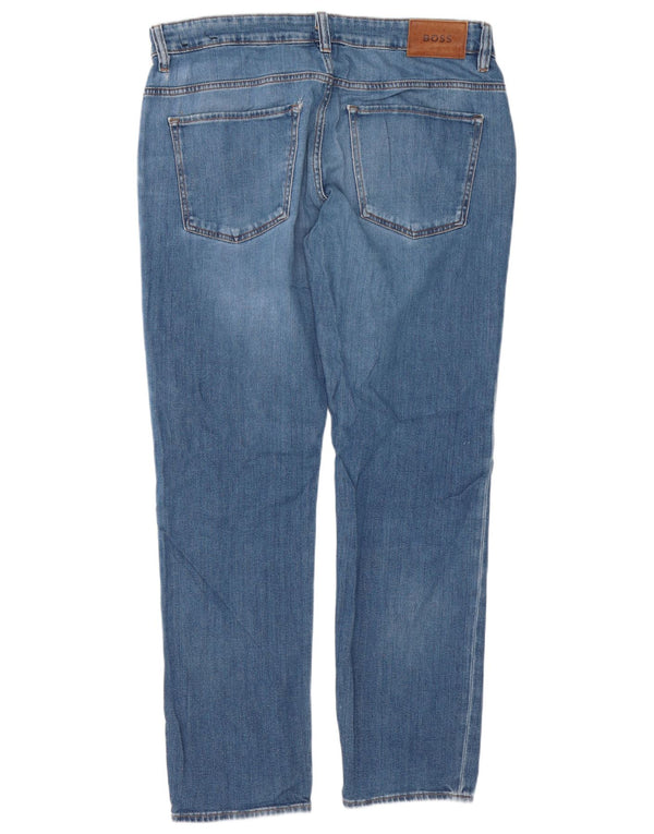 Hugo Boss Mens Delaware Slim Jeans W40 L32 Blue