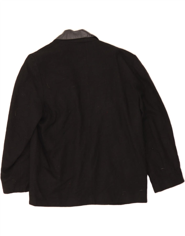 MICHAEL JACOBS Womens Blazer Jacket UK 14 Large Black Colourblock Vintage Michael Jacobs and Second-Hand Michael Jacobs from Messina Hembry 
