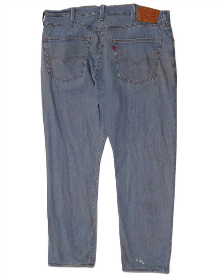 Levi's Mens 502 Tapered Jeans W38 L32 Blue Cotton