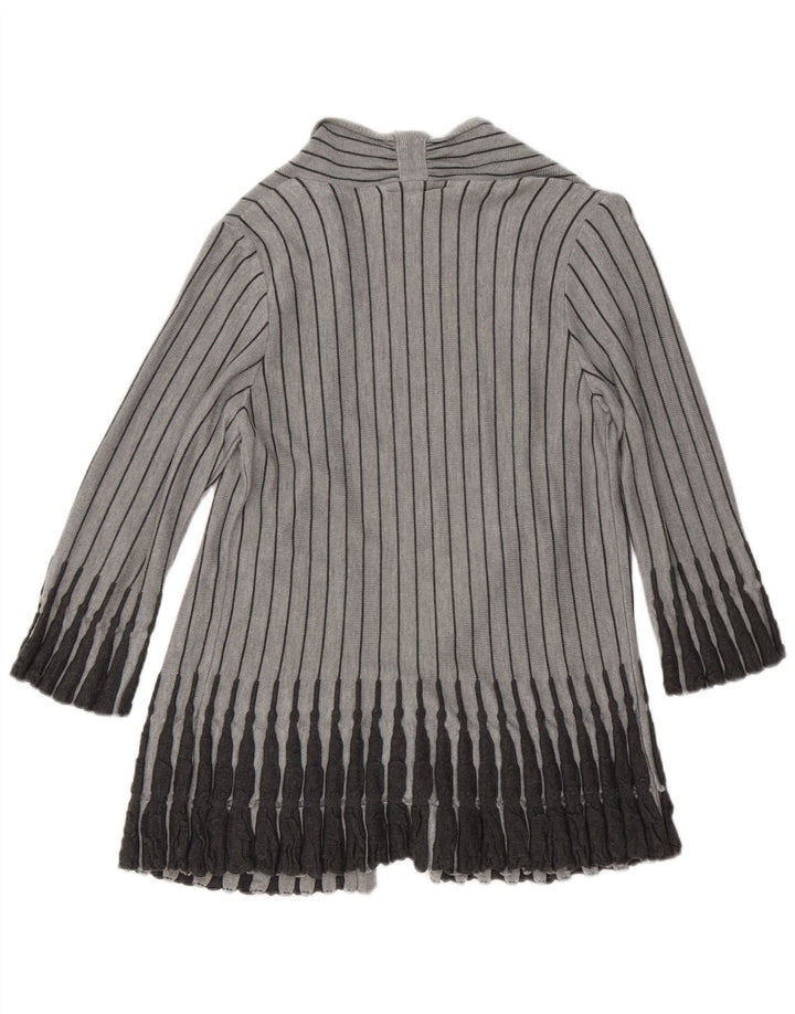 Marks & Spencer Pull cardigan à manches 3/4 pour femme Gris moyen UK 12