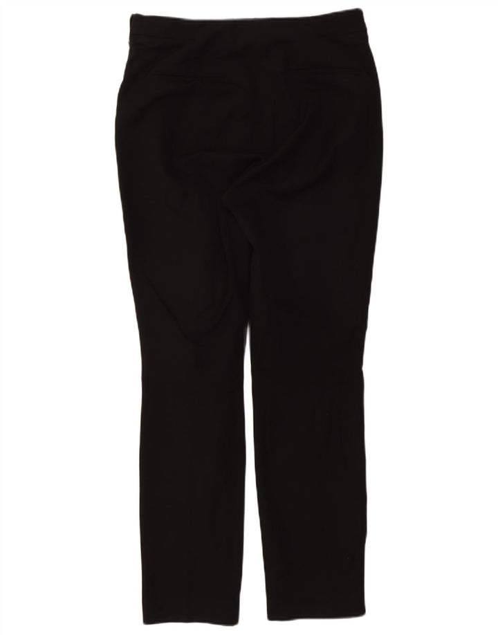 Zara Womens Slim Chino Trousers Large W32 L28 Black