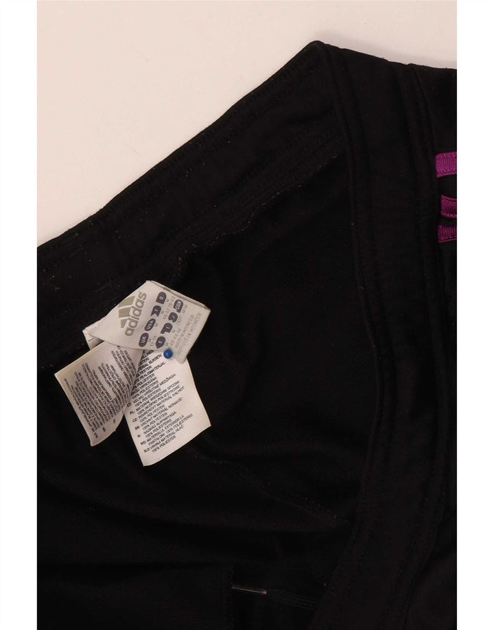 Pantaloni da tuta da donna Adidas UK 12/14 Medium Nero Poliestere