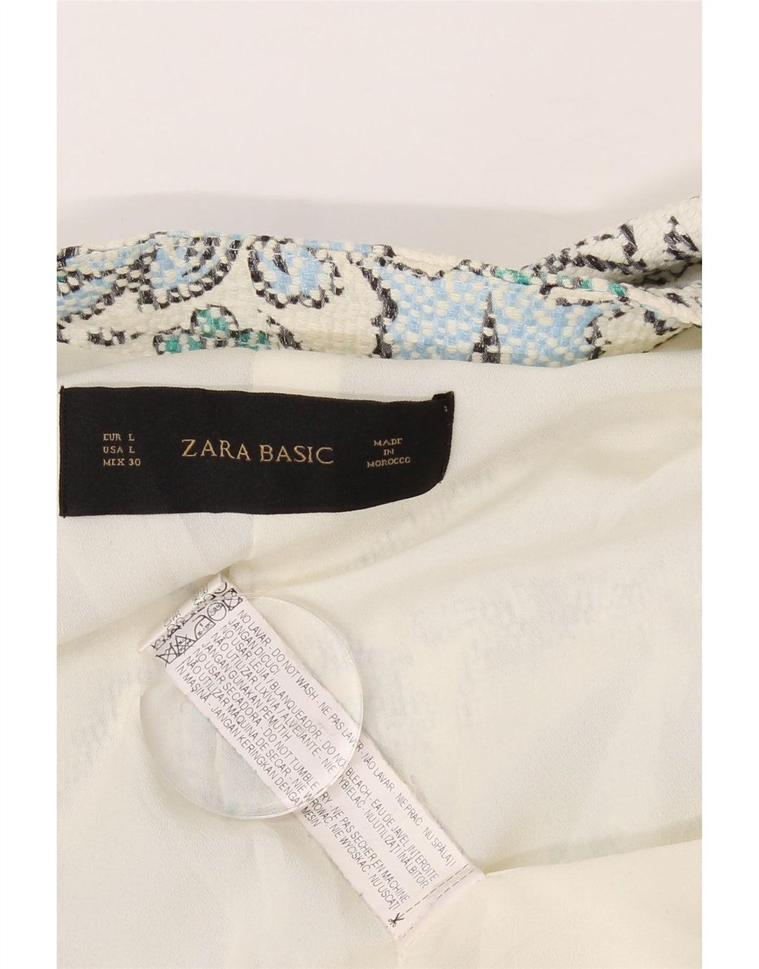 ZARA Womens Overcoat UK 14 Large Multicoloured Floral Vintage Zara and Second-Hand Zara from Messina Hembry 