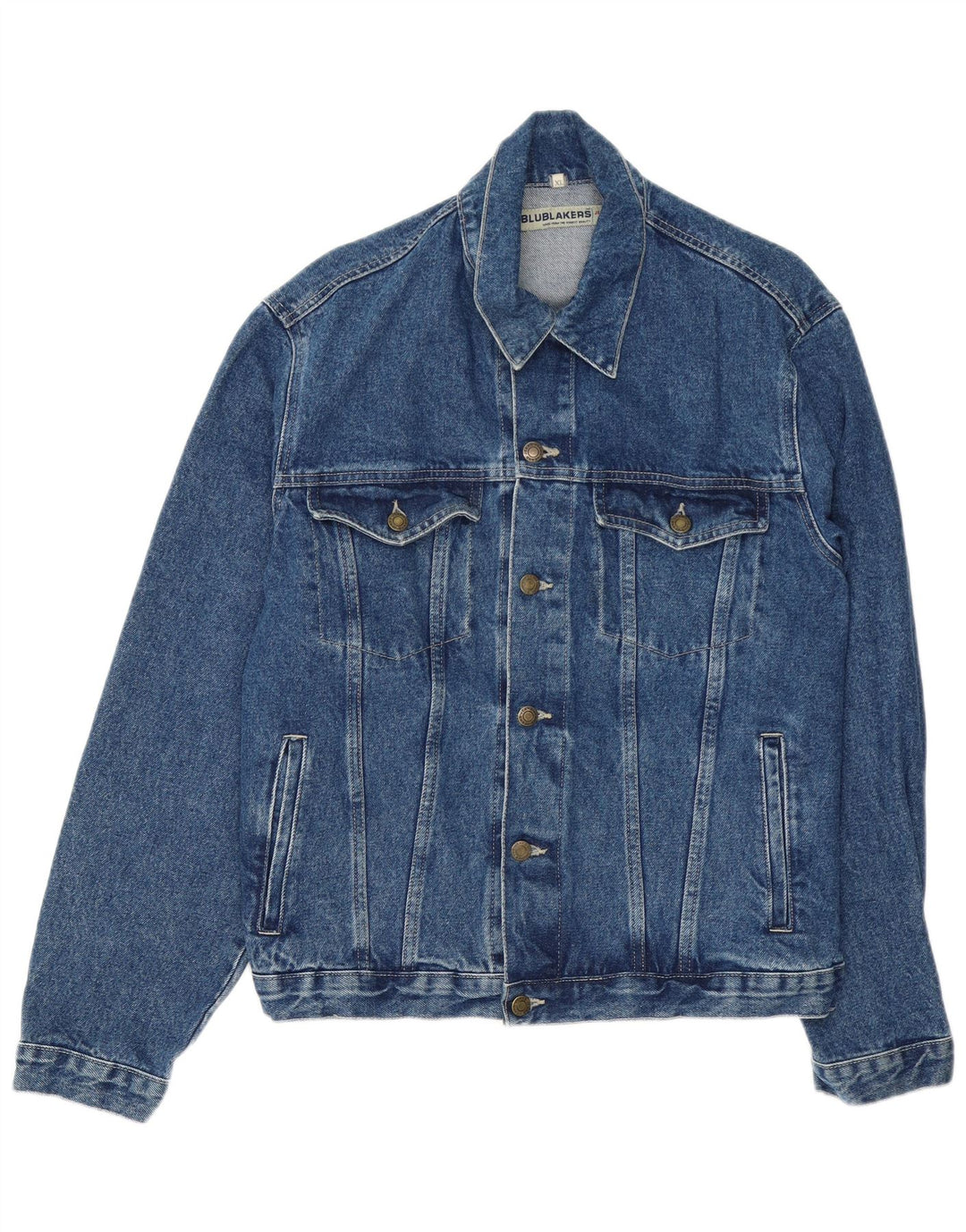 Vintage Herren Jeansjacke UK 42 XL Blau