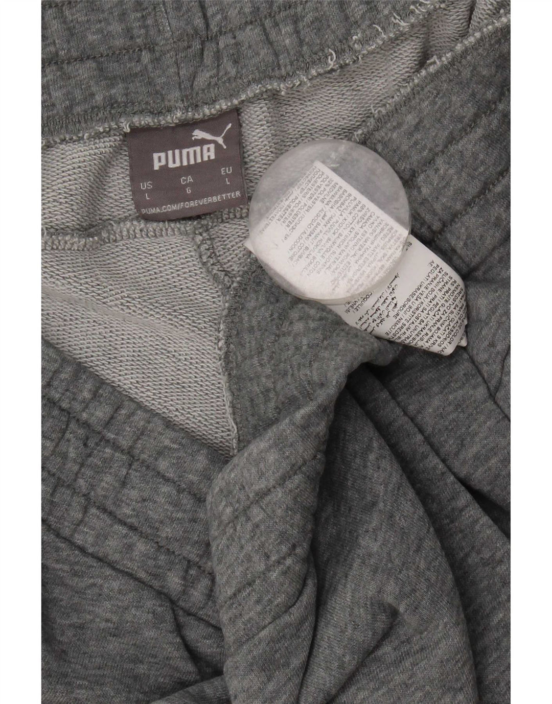 Puma Herren-Sportshorts, große, grau gefleckte Baumwolle