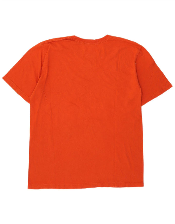 Nike Herre Regular Fit Grafisk T-shirt Top Medium Orange Bomuld