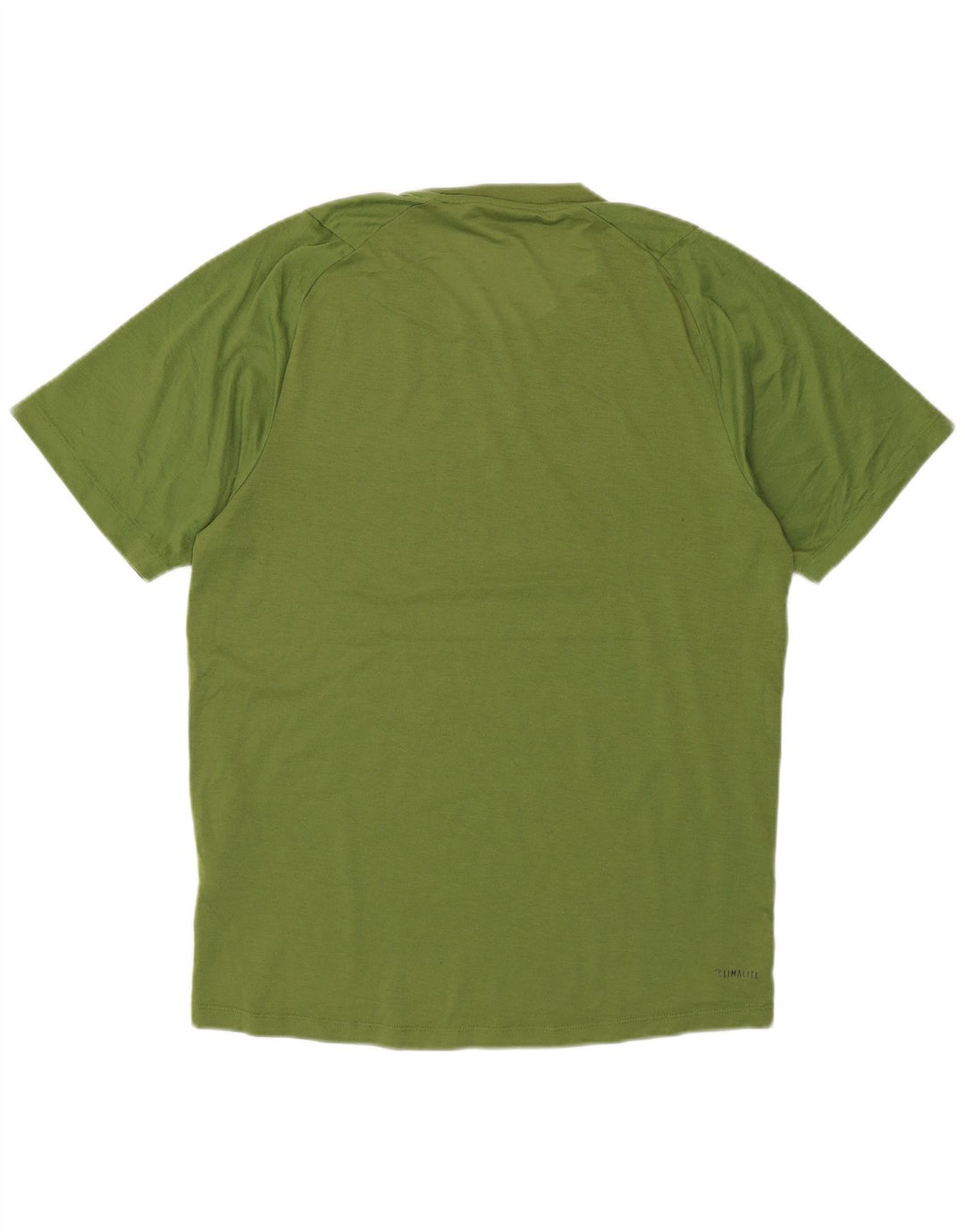 Adidas Mens Climalite T-Shirt Top Small Green Cotton