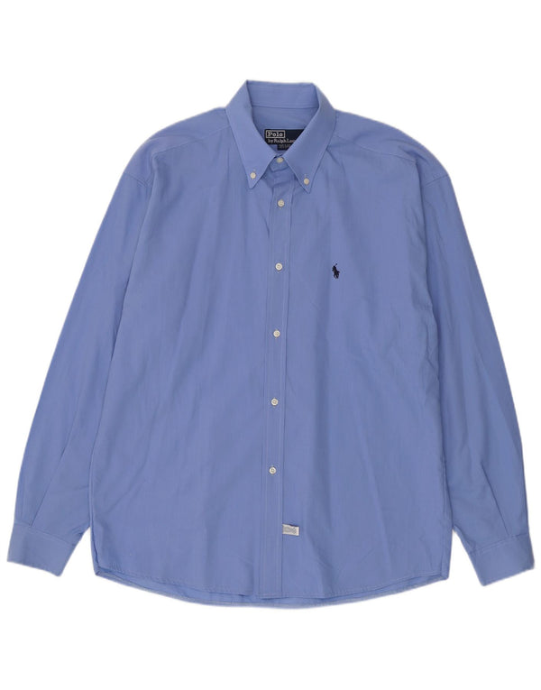 Polo Ralph Lauren muška košulja veličina 17 1/2 XL plavi pamuk