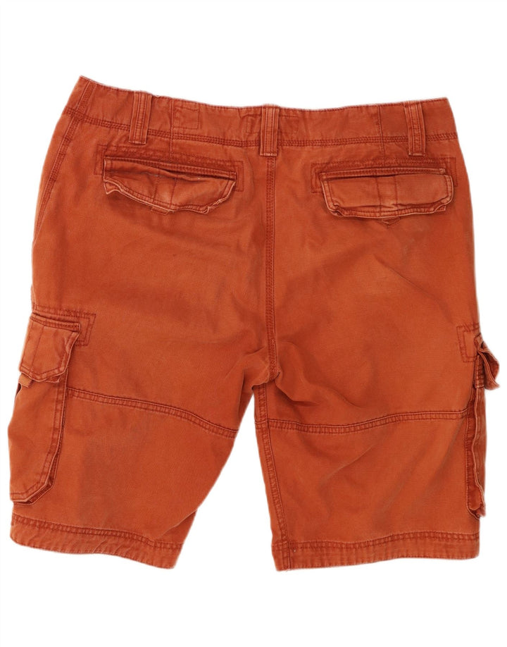 Fat Face Herre Cargo Shorts W36 Large Orange Bomuld