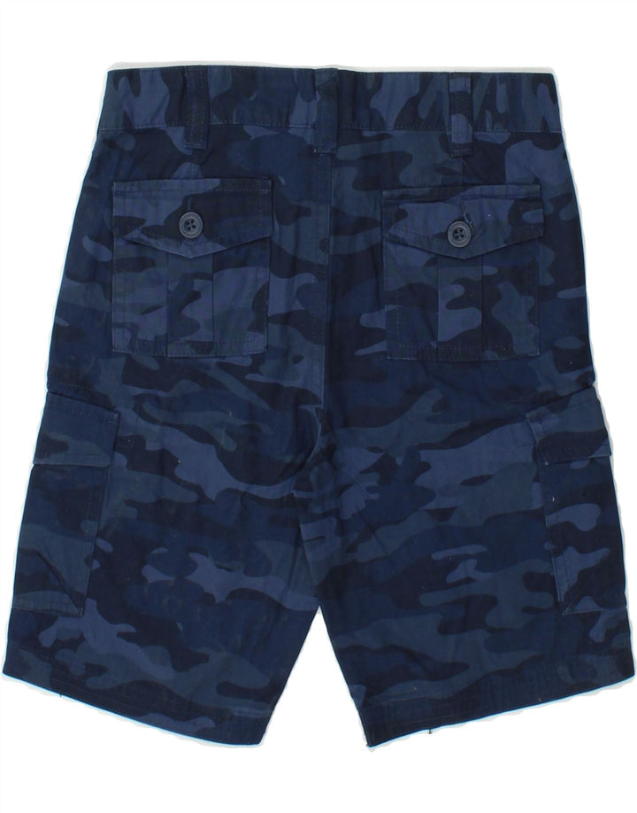 MOUNTAIN WAREHOUSE Boys Cargo Shorts 7-8 Years W24  Navy Blue Camouflage Vintage Mountain Warehouse and Second-Hand Mountain Warehouse from Messina Hembry 