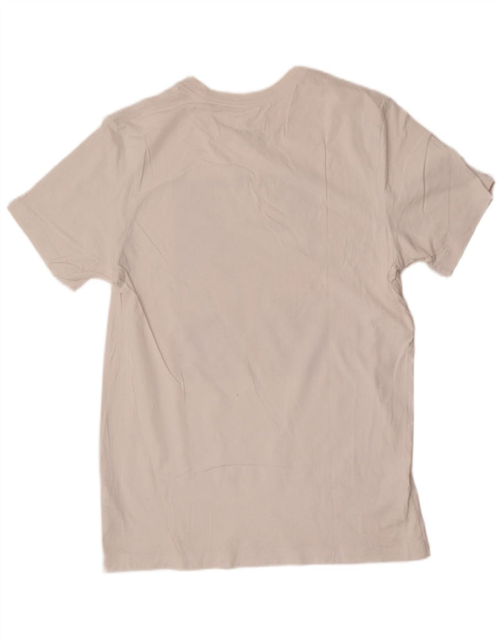 Nike grafisk t-shirt til mænd, medium hvid bomuld