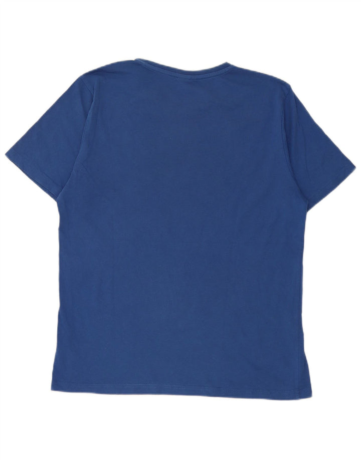 T-shirt grafica da uomo North Sails Top in cotone blu medio