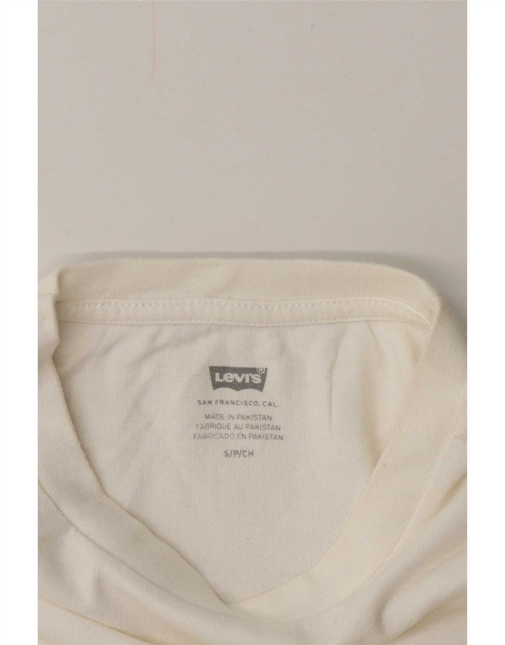 Levi's Tee-Shirt Graphic Homme Petit Blanc