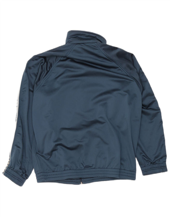 Diadora Herre grafisk træningsdragt Topjakke UK 38 Medium Blue Polyester