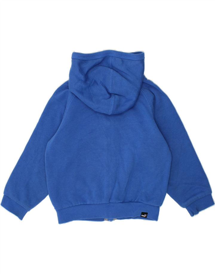PUMA Baby Boys Zip Neck Jumper Sweater 18-24 Months Blue Cotton Vintage Puma and Second-Hand Puma from Messina Hembry 