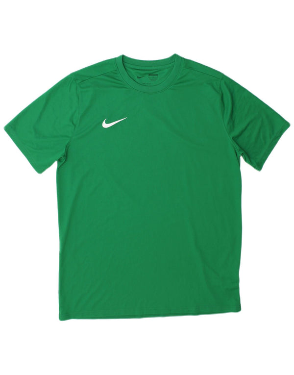 Camiseta Nike Dri Fit para hombre Top XL Poliéster verde