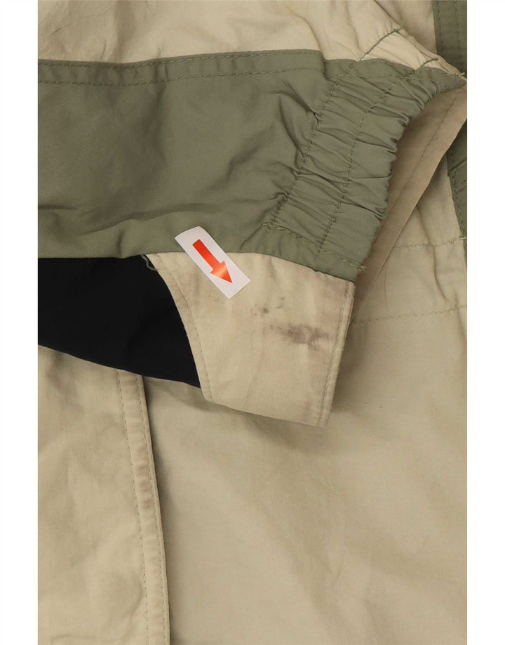 Columbia Womens Interchange Loose Fit Rain Jacket UK 16 Large Green