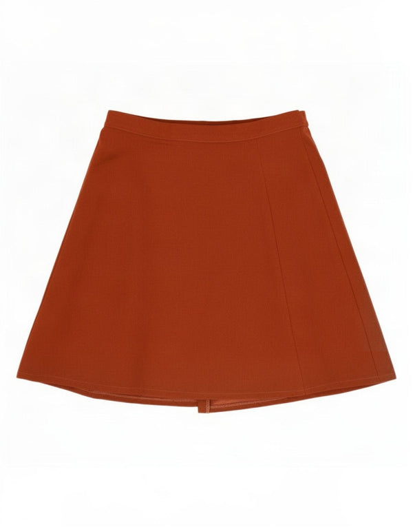 Progetto Quid Damen Wickelrock IT 42 Medium W28 Braune Baumwolle