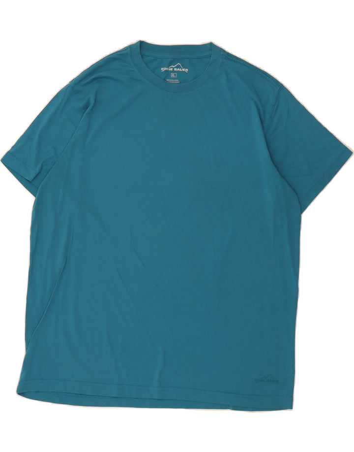 EDDIE BAUER Mens T-Shirt Top XL Blue Cotton Vintage Eddie Bauer and Second-Hand Eddie Bauer from Messina Hembry 