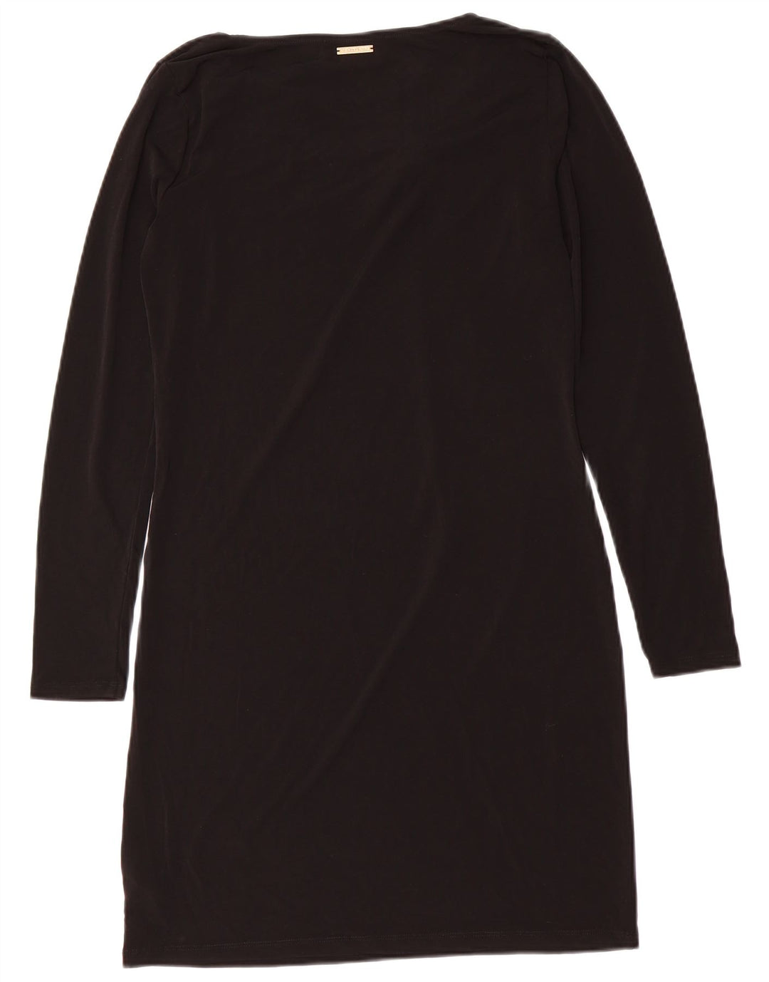 Michael Kors Womens Long Sleeve Bodycon Dress UK 14 Medium Black Polyester