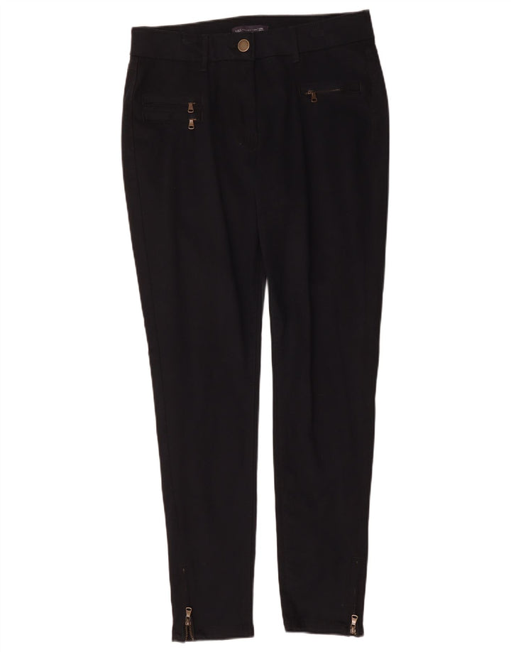 Marks & Spencer Dame Slim Cargo Trousers UK 12 Medium W30 L29 Navy Blue