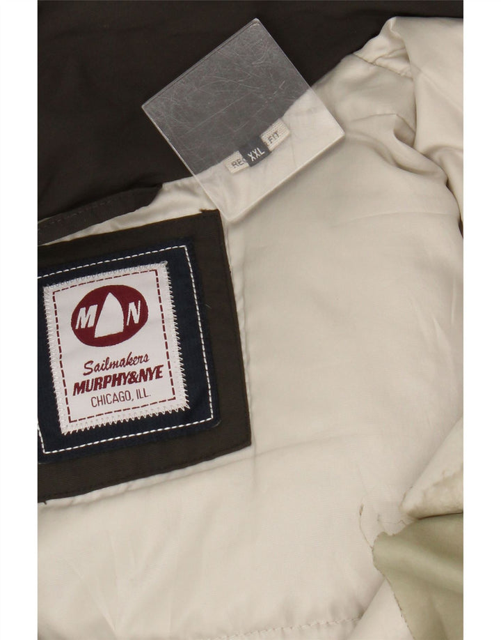 Murphy & Nye Herren Sailmakers Wattierte Jacke UK 44 2XL Grün Polyester