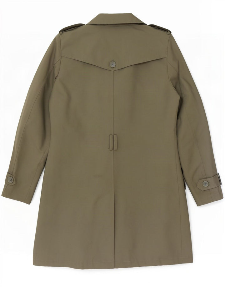 Marks & Spencer Womens Trench Coat UK 12 Medium Khaki Polyester